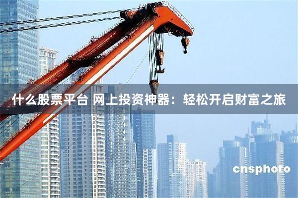 什么股票平台 网上投资神器：轻松开启财富之旅