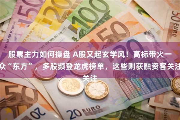 股票主力如何操盘 A股又起玄学风！高标带火一众“东方”，多股频登龙虎榜单，这些则获融资客关注