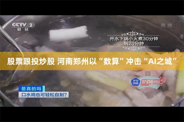 股票跟投炒股 河南郑州以“数算”冲击“AI之城”