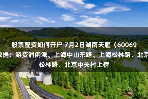 股票配资如何开户 7月2日湖南天雁（600698）龙虎榜数据：游资消闲派、上海中山东路、上海松林路、北京中关村上榜