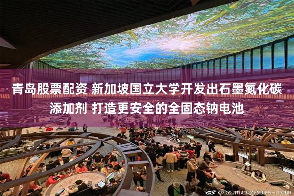 青岛股票配资 新加坡国立大学开发出石墨氮化碳添加剂 打造更安全的全固态钠电池