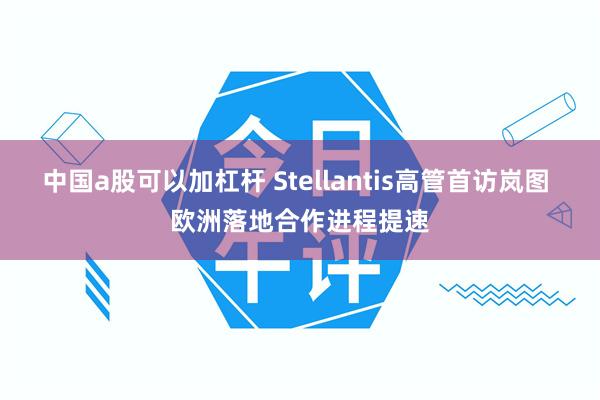 中国a股可以加杠杆 Stellantis高管首访岚图 欧洲落地合作进程提速