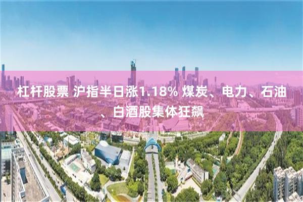杠杆股票 沪指半日涨1.18% 煤炭、电力、石油、白酒股集体狂飙
